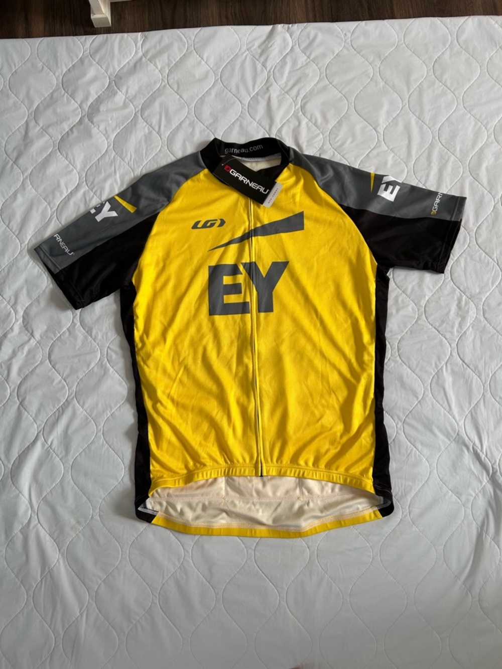 Garneau EY Mens Yellow Cycling Jersey